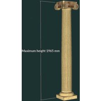 Ionische Steinsäule - rund - mit geriffelter Oberfläche - Chelmsford Fluted von Gartentraum.de