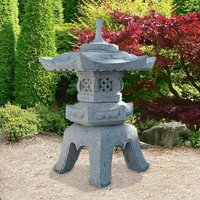 Japanische Gartenlaterne Naturstein - Kushiro von Gartentraum.de