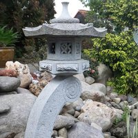 Japanische Steinlaterne Naturstein - Nigata / 120cm von Gartentraum.de