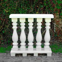Kegelförmige Steinguss Balustrade für Balkon- & Terrassen Geländer - Tecna / Etna von Gartentraum.de