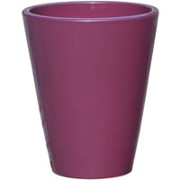 Keramik Pflanzkübel für außen - frostsicher - fuchsia - hoch - Amphiro Roza / 20x25cm (DmxH) von Gartentraum.de