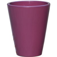 Keramik Pflanzkübel für außen - frostsicher - fuchsia - hoch - Amphiro Roza / 25x30cm (DmxH) von Gartentraum.de