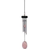 Klangspiel Metall Woodstock Precious Stones Chimes - Rosenquarz von Gartentraum.de