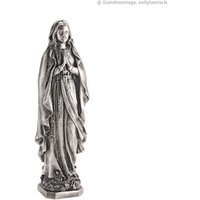 Klassische Marienstatue für den Garten aus Bronze - Himmelskönigin / Grau von Gartentraum.de