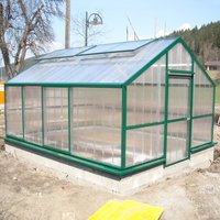 Klassisches Gewächshaus nach Maß - Aluminium & Acrylglas - langlebig - Waikele von Gartentraum.de