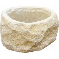 Kleiner Blumentopf mit rauer Oberfläche aus Steinguss - Betula / Antikgrau Kleiner Blumentopf mit rauer Oberfläche aus Steinguss - Betula / Antikgrau von Gartentraum.de