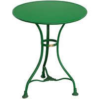 Kleiner runder Garten Tisch aus antik Metall - Pelage / rost von Gartentraum.de