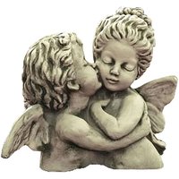 Kunstvolle Büste Engel und Elfe aus Steinguss - Fiona und Anton von Gartentraum.de