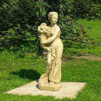 Kunstvolle Frauenskulptur aus Steinguss - Venus mit dem Füllhorn - Sofia / Tyrolia von Gartentraum.de