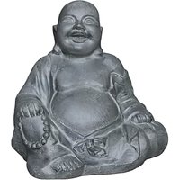 Lachender Buddha Gartenfigur aus Polystone - Exanto von Gartentraum.de