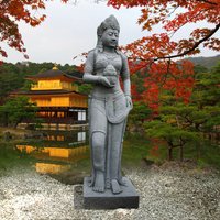 Lavastein Gartenstatue Asia-Garten - Kimiko von Gartentraum.de