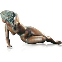 Liegende Aktskulptur als limitierte Bronzefrau - Sonnige Stunden Liegende Aktskulptur als limitierte Bronzefrau - Sonnige Stunden von Gartentraum.de