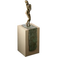 Limitierte Frauenakt-Skulptur Bronze mit Sockel  - Batseba von Gartentraum.de