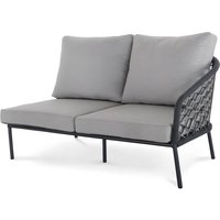 Loungemodul 2-Sitzer mit Sunbrella-Kissen - Couch Amaros rechts von Gartentraum.de