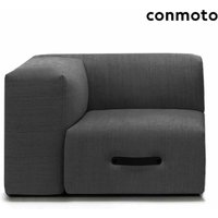 Loungemodul Ecke links für Outdoor Loungesofa - Miami Ecke links / Anthrazit / ohne Abdeckhaube von Gartentraum.de