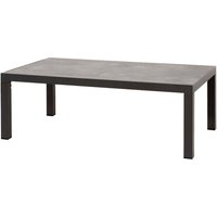 Loungetisch 120cm aus Alu und Keramik - grau - Loungetisch Rano von Gartentraum.de