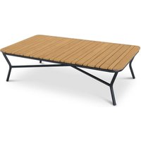 Loungetisch 140cm mit Holz und Aluminium - Loungetisch Amaros von Gartentraum.de