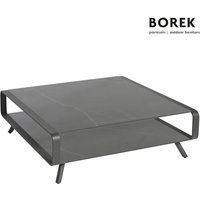 Loungetisch von Borek groß - anthrazit - aus Alu - Double O Loungetisch von Gartentraum.de
