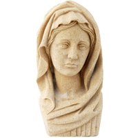 Madonna Steinfigur frostsicher für den Garten - Madonna Pietra / Portland Weiß von Gartentraum.de