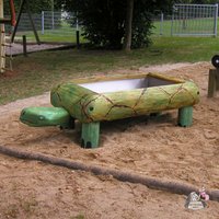 Matschtisch in Schildkrötenform für den Kinderspielplatz oder Garten - Matschbecken Kassiopeia von Gartentraum.de
