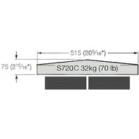 Mauer Pfeiler Abdeckplatte  / Sand / 40,3x40,3cm (LxB) von Gartentraum.de