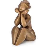 Moderne Bronzefrau sitzt aus limitiertem Handwerk - Meditierende Moderne Bronzefrau sitzt aus limitiertem Handwerk - Meditierende von Gartentraum.de