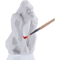 Moderne Gorilla Kinderfigur zum bemalen aus Gips - Maldrick von Gartentraum.de