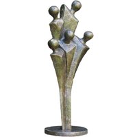 Moderne Männergruppen-Bronzefigur abstrakt - Masculino von Gartentraum.de