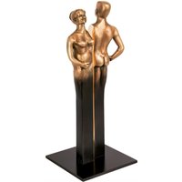 Moderne Skulptur Mann und Frau - limiterte Bronze - Osmose von Gartentraum.de