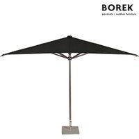 Moderner Marktschirm - Borek - quadratisch - Aluminium Rahmen & Ständer - Arizona Sonnenschirm / Taupe / 200x200cm von Gartentraum.de