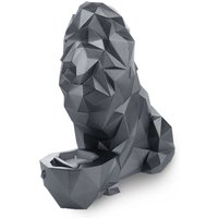 Moderner Outdoor Kerzenständer Löwe mit Naturwachs - Leopoldera / Anthrazit glänzend Moderner Outdoor Kerzenständer Löwe mit Naturwachs - Leopoldera / Anthrazit glänzend von Gartentraum.de