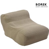 Moderner Sitzsack für draußen in beige - Borek - groß - Leno Sitzsack von Gartentraum.de