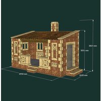 Offenes Gartenhaus im antiken Stil mit Fenstern & Schornstein - Farrington Chimney Lodge von Gartentraum.de