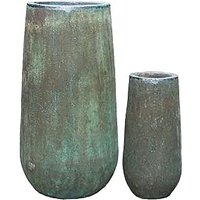 Outdoor Blumenvase 2er Set - antikes Design - Alunzio Outdoor Blumenvase 2er Set - antikes Design - Alunzio von Gartentraum.de