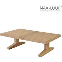 Outdoor Loungetisch aus Teakholz - 140x80cm - Max&Luuk - Bruce Loungetisch von Gartentraum.de