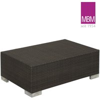Outdoor Loungetisch dunkelbraun - MBM - Kunststoffgeflecht - Loungetisch Bellini / ohne Glasplatte von Gartentraum.de
