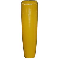 Outdoor Pflanzvase in gelb - hochglänzend - modern - Corinaldo / 117x34cm (HxDm) von Gartentraum.de