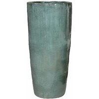 Outdoor Vase aus Keramik - rund - Grün - Metango von Gartentraum.de