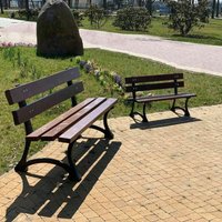 Park- und Gartenbank aus Holz und Gusseisen - Tora von Gartentraum.de