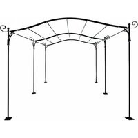 Pergola aus Schmiedeeisen - Landhausstil - Achot / 300x300cm (BXT) / Rost von Gartentraum.de