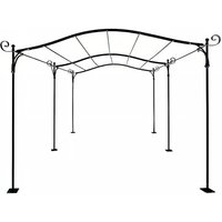 Pergola aus Schmiedeeisen - Landhausstil - Achot / 300x300cm (BXT) / Rot von Gartentraum.de