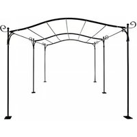 Pergola aus Schmiedeeisen - Landhausstil - Achot / 500x400cm (BXT) / Rost von Gartentraum.de