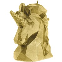 Pferdekopf Figur im modernen Design - Einhorn Kerze vegan - Simera / Gold Pferdekopf Figur im modernen Design - Einhorn Kerze vegan - Simera / Gold von Gartentraum.de