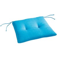 Robuste 46cm Garten Stuhlauflage mit Kordel - Expeditus Auflagen / Blau von Gartentraum.de