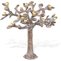 Robuste Gartenfigur Bronze Baum mit Früchten - Baum Tam / Bronze Sonderpatina von Gartentraum.de