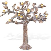 Robuste Gartenfigur Bronze Baum mit Früchten - Baum Tam / Bronze braun von Gartentraum.de