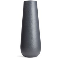 Runde Aluminium Outdoor Vase in Anthrazit matt - Louis Anthrazit / 80cm von Gartentraum.de