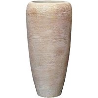 Runde Outdoor Pflanzvase - Terrakotta - Abebe / 70x31cm (HxDm) von Gartentraum.de