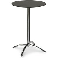Runder Bistro Stehtisch 70cm klappbar mit Alu - Clarere Stehtisch / Anthrazit von Gartentraum.de