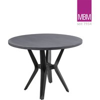 Runder Gartentisch aus Resysta von MBM - Tisch Tivoli von Gartentraum.de